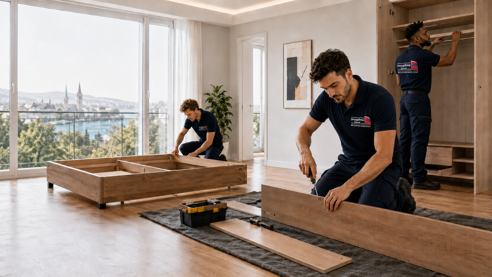 Professionelle Möbelmontage durch UFZ in Zürich