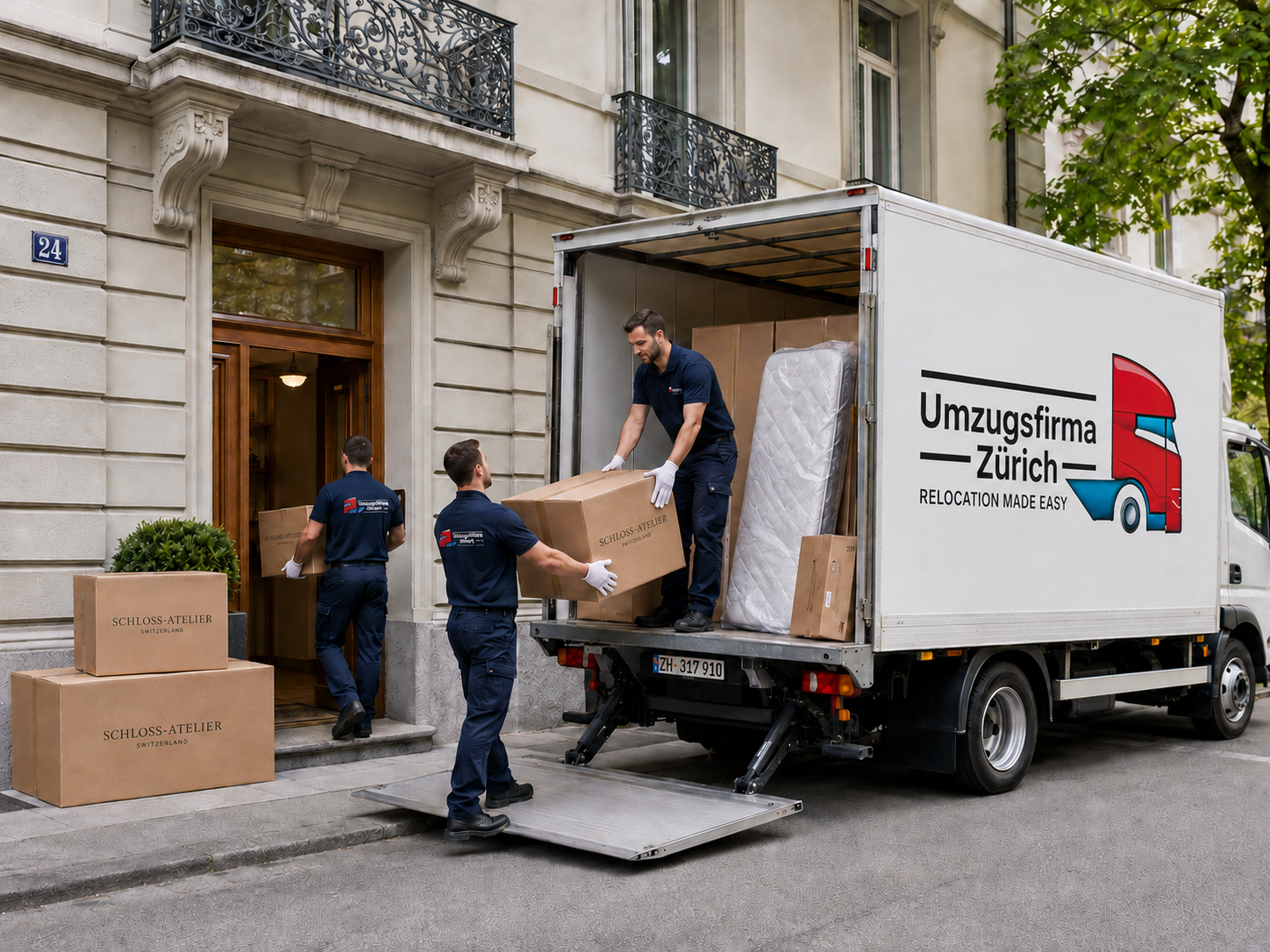 Neumöbel-Lieferung Zürich durch UFZ